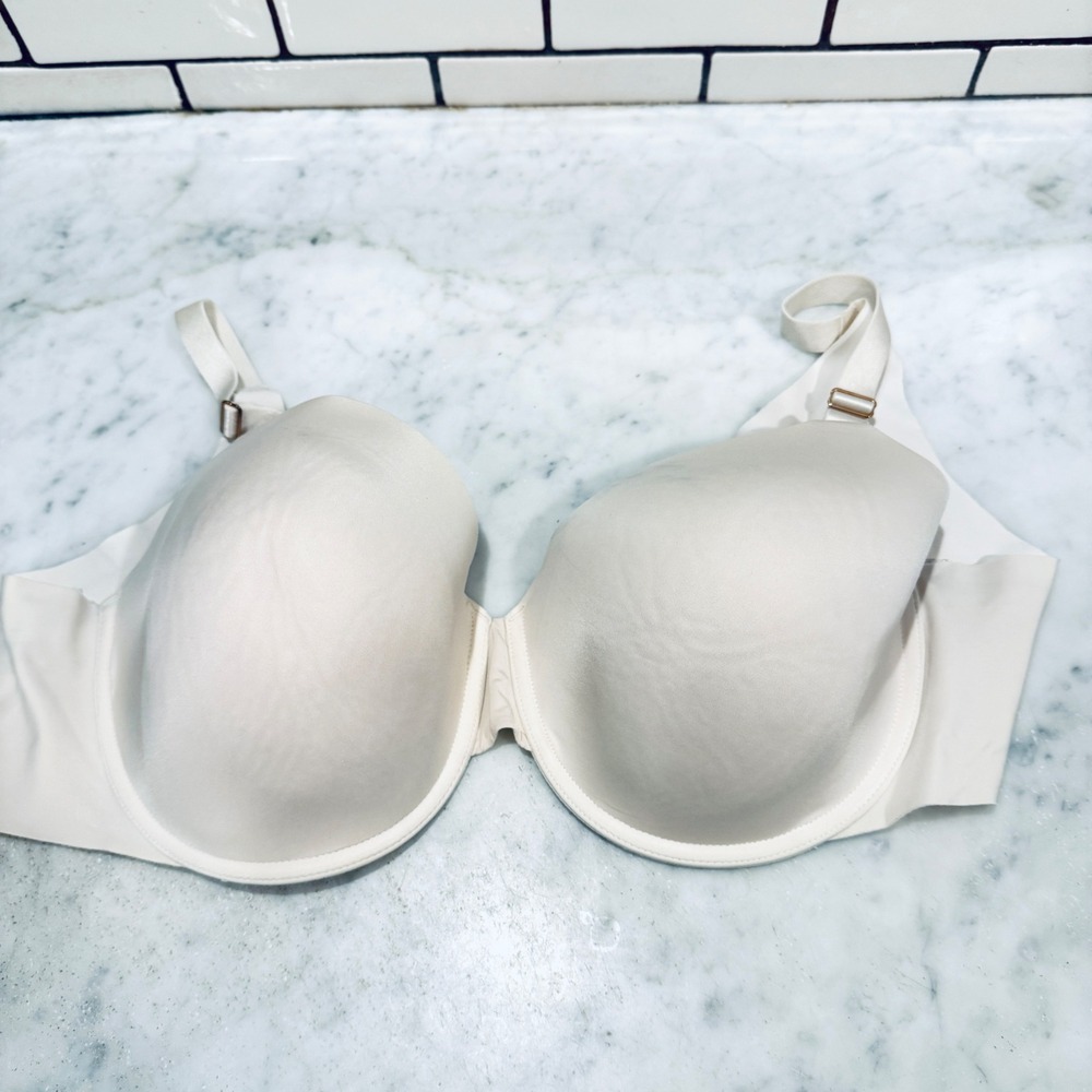 Soma Vanishing 360‎ Perfect Coverage Bra Beige Full Coverage 42D